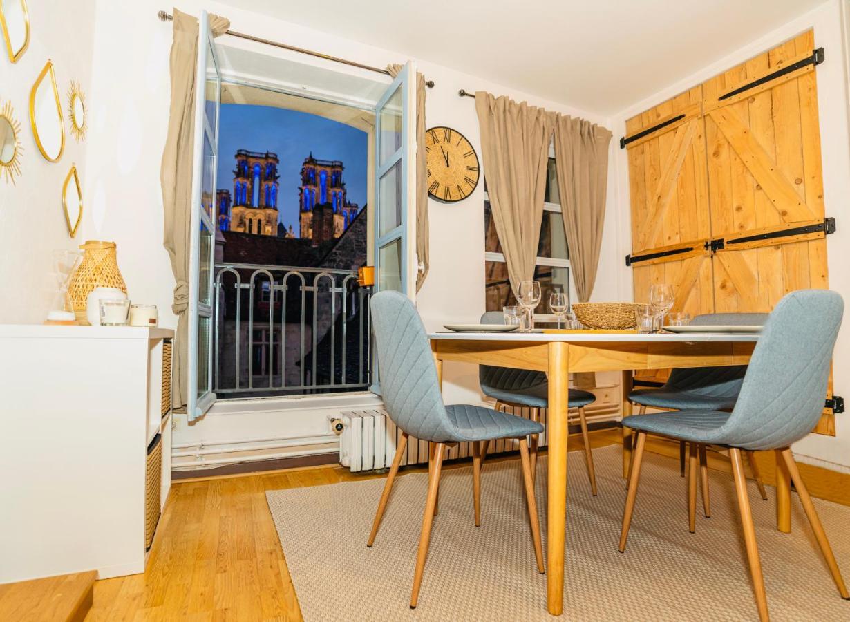 Apartmán Nid Douillet La Cour Du Dauphin, Vue Cathedrale Imprenable Laon Exteriér fotografie